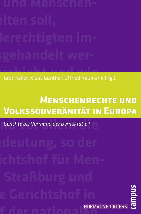 Produktbild: Menschenrechte und Volkssouver&auml;nit&auml;t in Europa