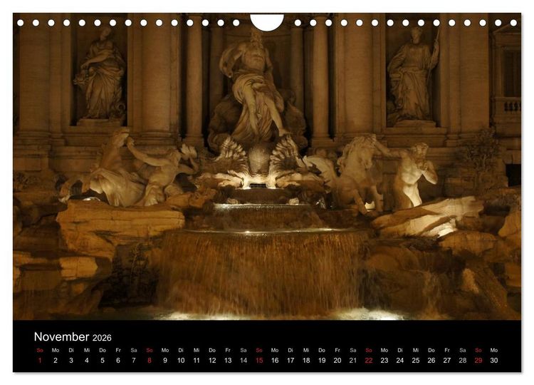 Produktbild: Vade mecum Romam - Geh mit mir nach Rom (Wandkalender 2026 DIN A4 quer), CALVENDO Monatskalender
