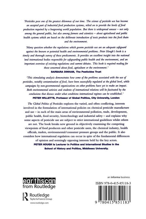 Produktbild: The Global Politics of Pesticides