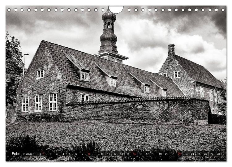 Produktbild: Ein Blick auf Husum (Wandkalender 2026 DIN A4 quer), CALVENDO Monatskalender