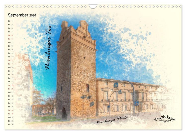 Produktbild: Bernburg meine Stadt (Wandkalender 2026 DIN A3 quer), CALVENDO Monatskalender