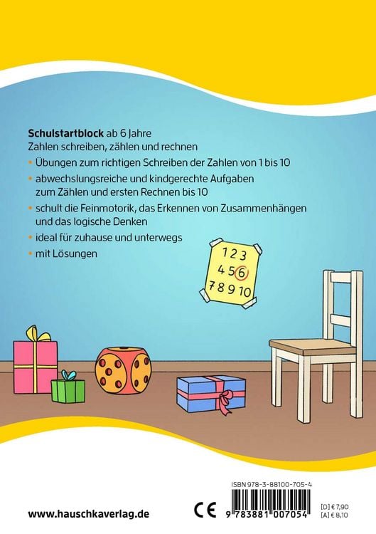 Produktbild: Schulstart-Block ab 6 Jahre &ndash; Zahlen schreiben, z&auml;hlen und rechnen