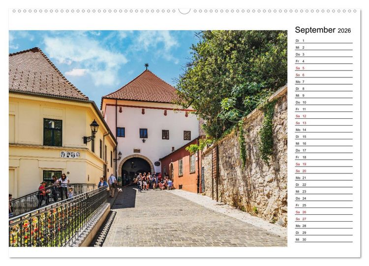 Produktbild: Ein Wochenende in Zagreb (hochwertiger Premium Wandkalender 2026 DIN A2 quer), Kunstdruck in Hochglanz