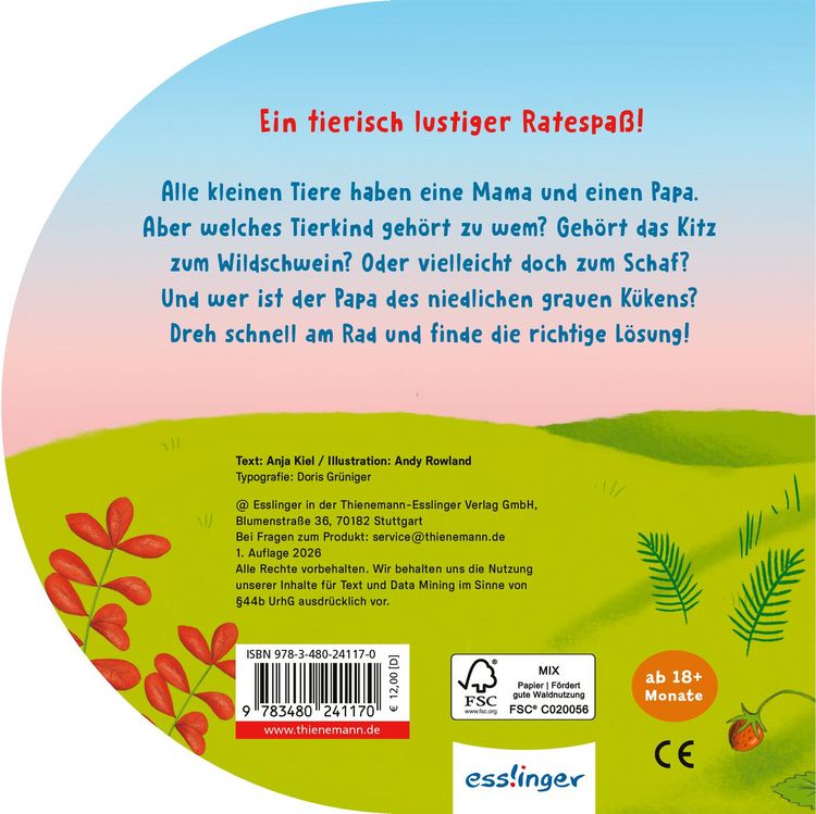 Produktbild: Dreh das Rad und find&acute;s heraus!: Welches Tier geh&ouml;rt zu mir?