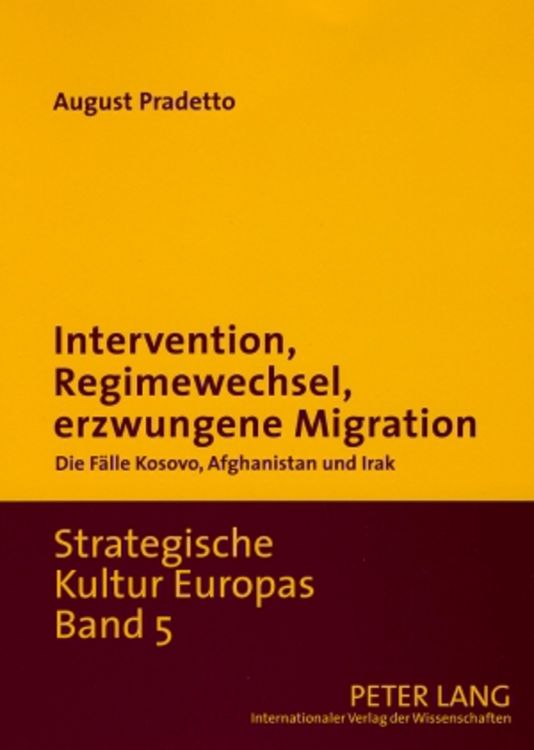 Produktbild: Intervention, Regimewechsel, erzwungene Migration