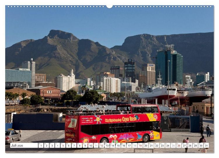 Produktbild: S&uuml;dafrika - Kapstadt (hochwertiger Premium Wandkalender 2026 DIN A2 quer), Kunstdruck in Hochglanz