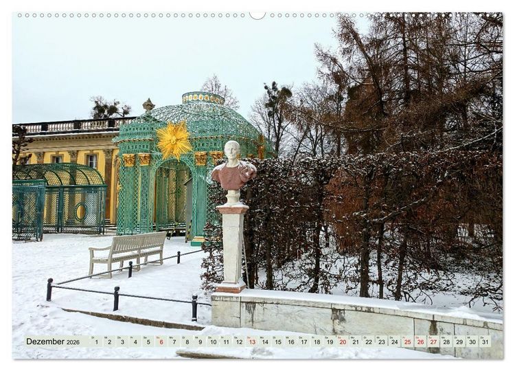Produktbild: Im Park von Sanssouci - Spaziergang durch die Jahreszeiten (Wandkalender 2026 DIN A2 quer), CALVENDO Monatskalender