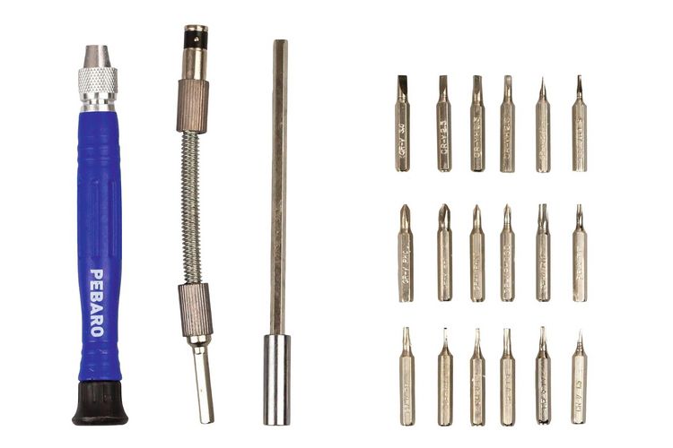 Produktbild: PEBARO MBS18 - Flexo-Schraubendreher mit 18 Mini-Bits, 21-teilig