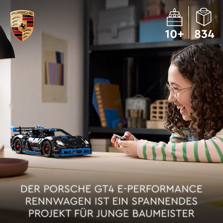 LEGO Technic Porsche GT4 e-Performance Rennwagen, Spielzeugauto