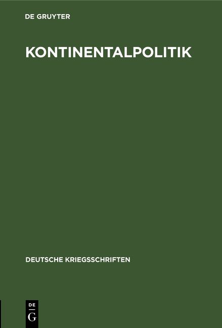 Produktbild: Kontinentalpolitik