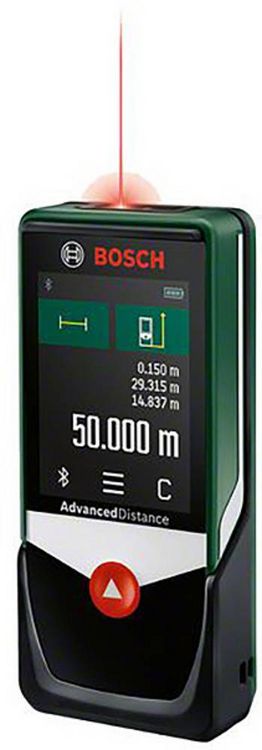 Produktbild: Bosch Home and Garden AdvancedDistance 50C Laser-Entfernungsmesser Bluetooth, Touchscreen 50 m