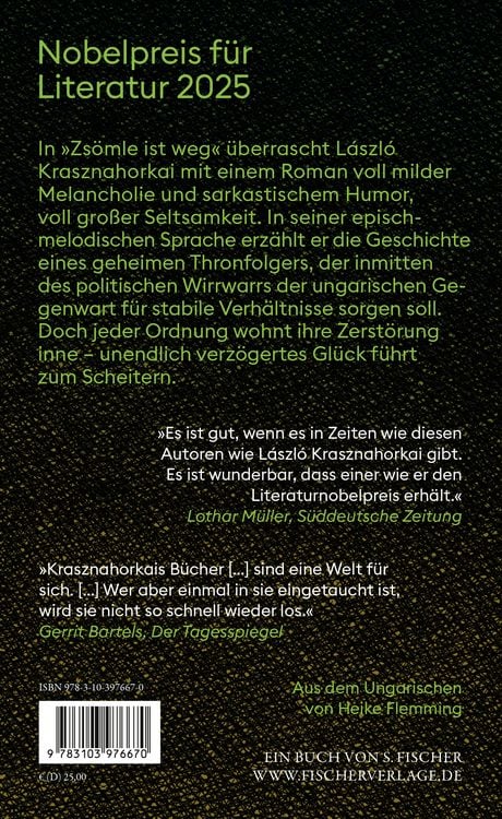 Produktbild: Zs&ouml;mle ist weg