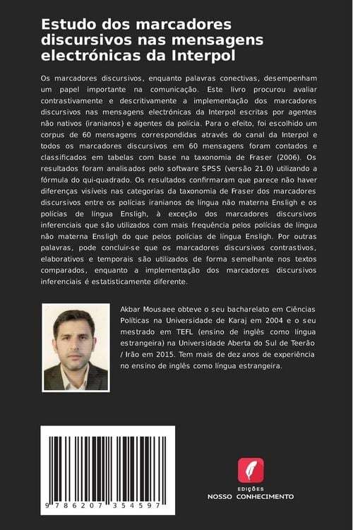 Produktbild: Estudo dos marcadores discursivos nas mensagens electr&oacute;nicas da Interpol
