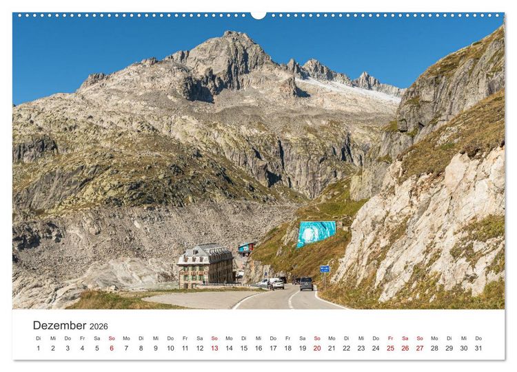 Produktbild: Schweizer Alpenp&auml;sse (Wandkalender 2026 DIN A2 quer), CALVENDO Monatskalender