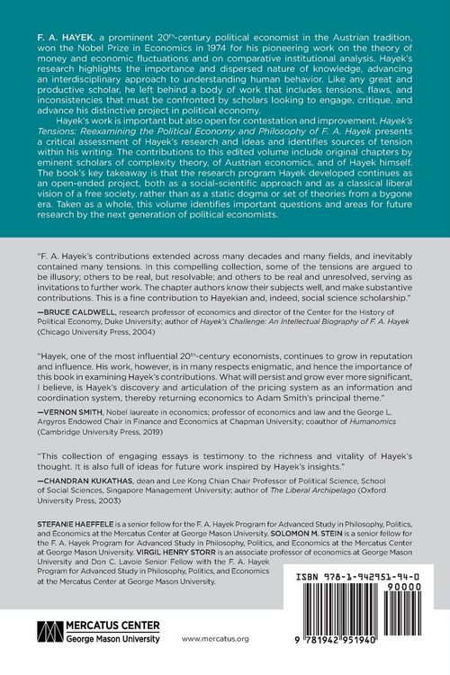 Produktbild: Hayek's Tensions