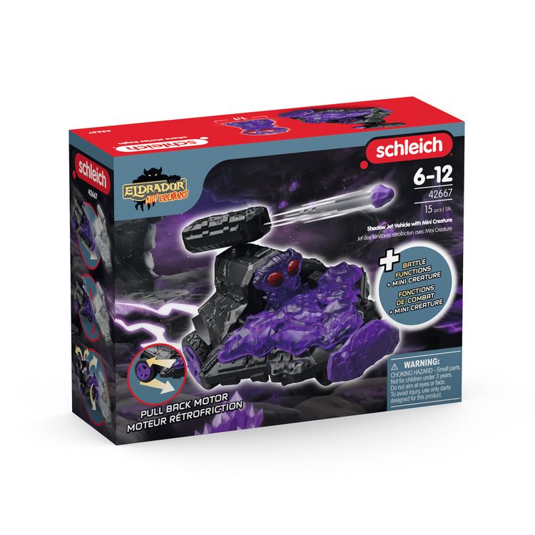 Produktbild: schleich&reg; 42667 Schatten D&uuml;senjet Fahrzeug mit Mini Creature