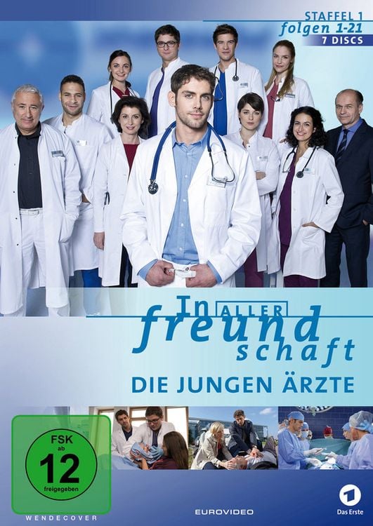 Produktbild: In aller Freundschaft - Die jungen Ärzte - Staffel 1.1/Folgen 1-21 [7 DVDs]