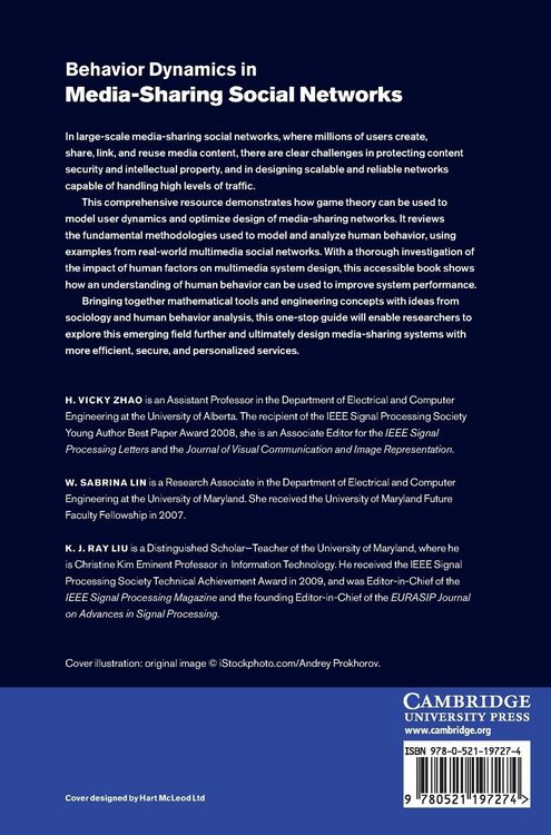 Produktbild: Behavior Dynamics in Media-Sharing Social Networks