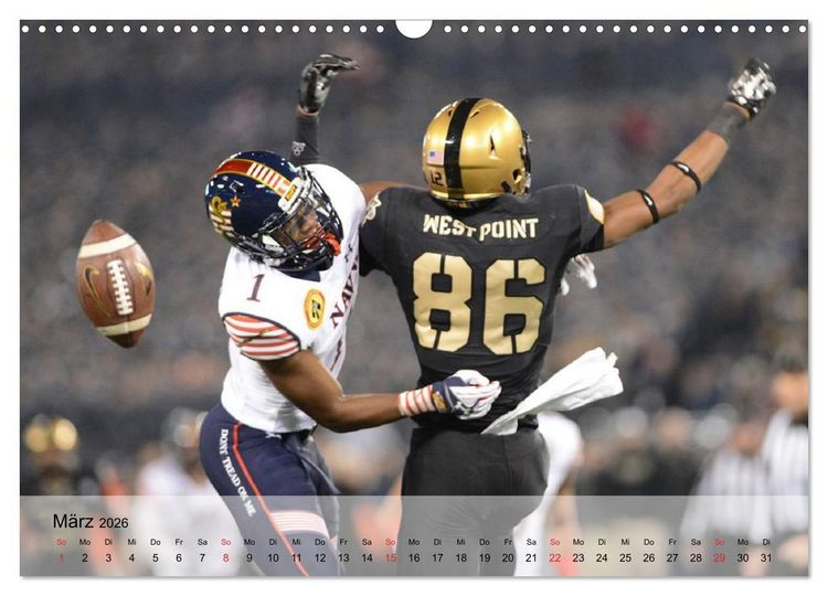 Produktbild: Sport. American Football (Wandkalender 2026 DIN A3 quer), CALVENDO Monatskalender