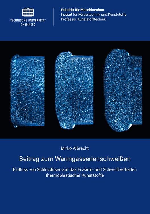 Produktbild: Beitrag zum Warmgasserienschwei&szlig;en