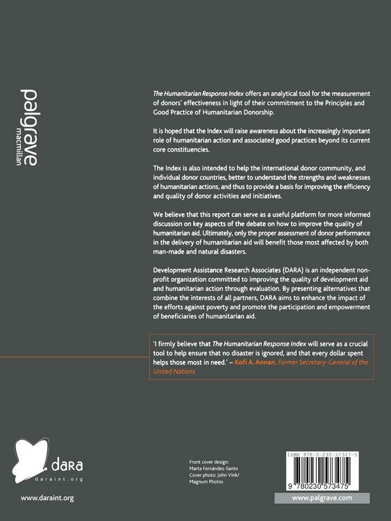 Produktbild: Humanitarian Response Index 2007