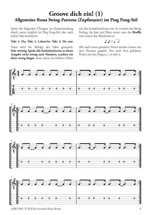 Produktbild: Knoblich, Andreas: Swinging Christmas.Weihnachtslieder f&uuml;r Gitarre im Bossa-Swing-Stil.
