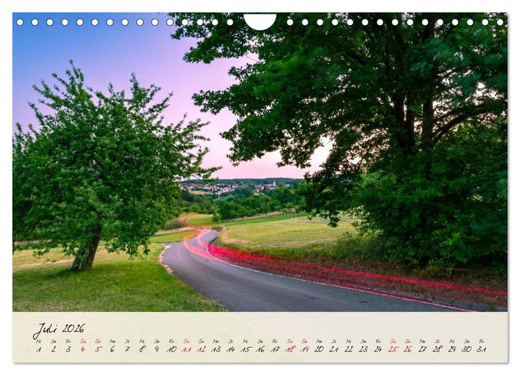 Produktbild: Lieblingsorte in und um T&uuml;bingen (Wandkalender 2026 DIN A4 quer), CALVENDO Monatskalender