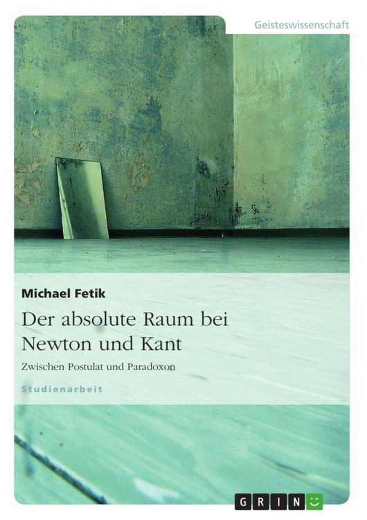 Produktbild: Der absolute Raum bei Newton und Kant