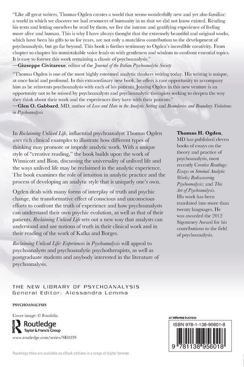 Produktbild: Reclaiming Unlived Life