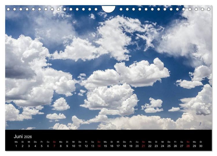 Produktbild: Wolkenmalerei (Wandkalender 2026 DIN A4 quer), CALVENDO Monatskalender