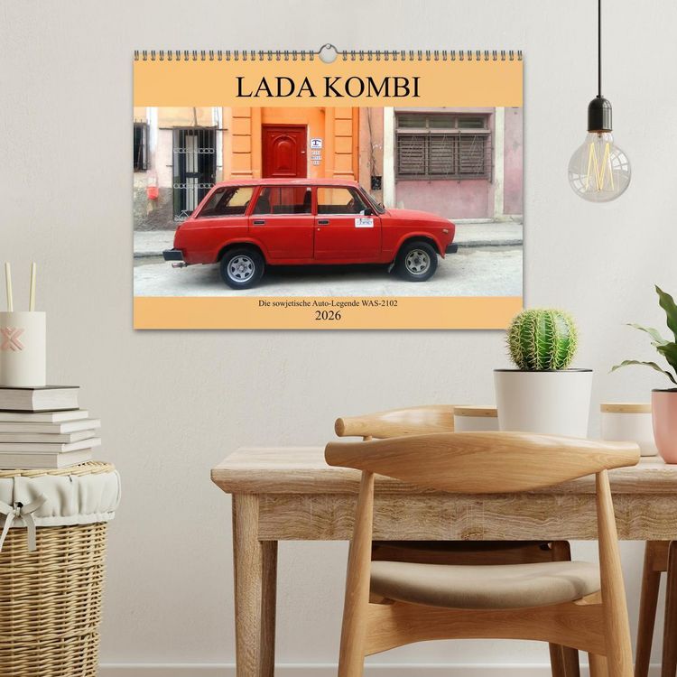 Produktbild: LADA KOMBI - Die sowjetische Auto-Legende WAS-2102 (Wandkalender 2026 DIN A3 quer), CALVENDO Monatskalender