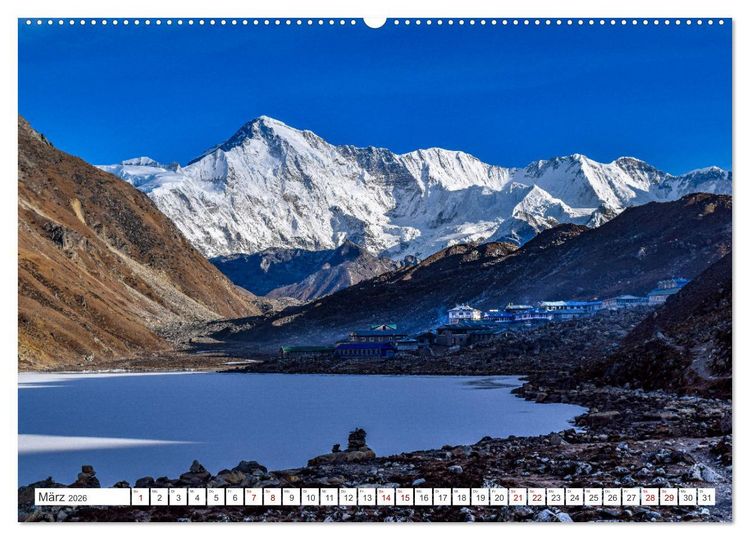 Produktbild: Nepal- Trekking durchs Hochgebirge (hochwertiger Premium Wandkalender 2026 DIN A2 quer), Kunstdruck in Hochglanz
