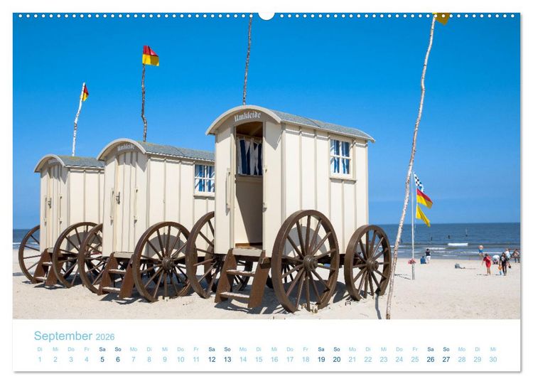 Produktbild: Sommer auf Norderney (Wandkalender 2026 DIN A2 quer), CALVENDO Monatskalender