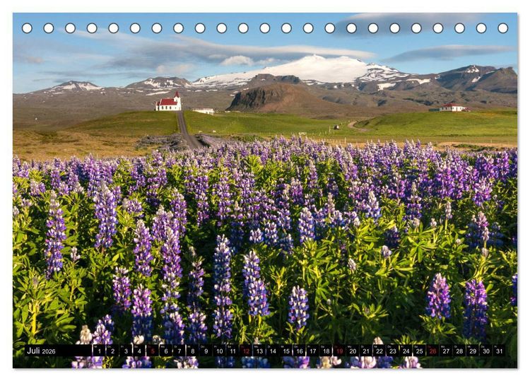 Produktbild: Skandinavien: Magischer Norden (Tischkalender 2026 DIN A5 quer), CALVENDO Monatskalender