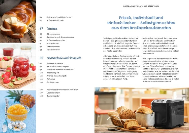 Produktbild: Brotbackautomat &ndash; Das Rezeptbuch