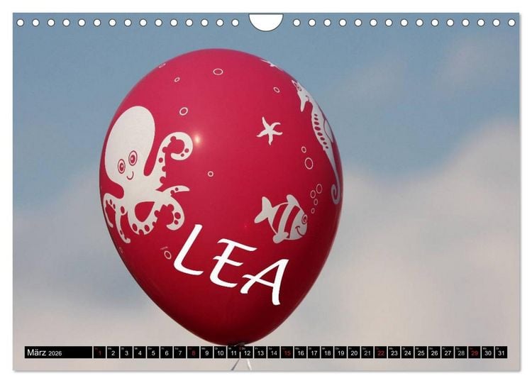 Produktbild: Nur f&uuml;r LEA (Wandkalender 2026 DIN A4 quer), CALVENDO Monatskalender