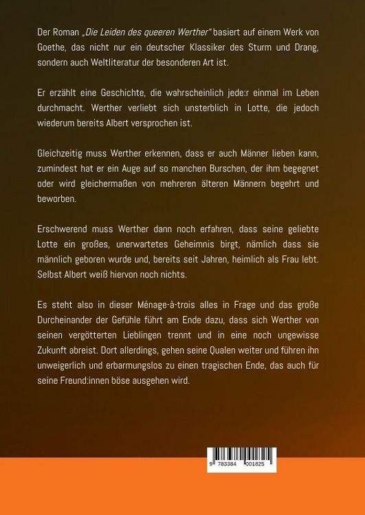 Produktbild: Die Leiden des queeren Werther