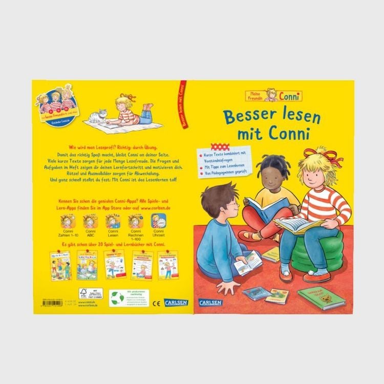 Produktbild: Conni Gelbe Reihe (Besch&auml;ftigungsbuch): Besser lesen mit Conni