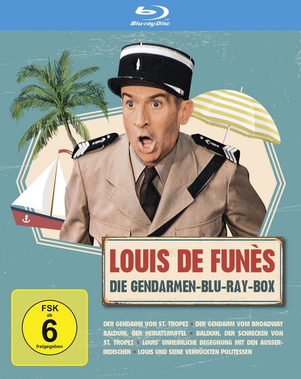 Produktbild: Louis de Funes - Gendarmen Blu-ray Box [3 BRs]