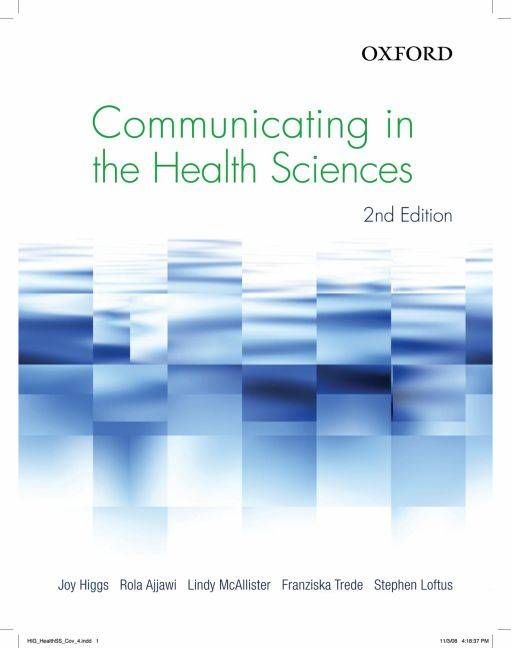 Produktbild: Communicating in The Health Sc