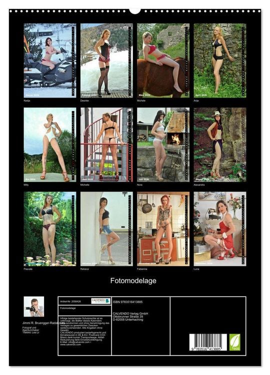 Produktbild: Fotomodelage (hochwertiger Premium Wandkalender 2026 DIN A2 hoch), Kunstdruck in Hochglanz