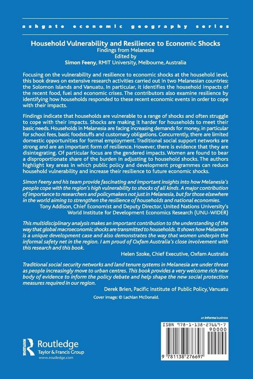 Produktbild: Household Vulnerability and Resilience to Economic Shocks