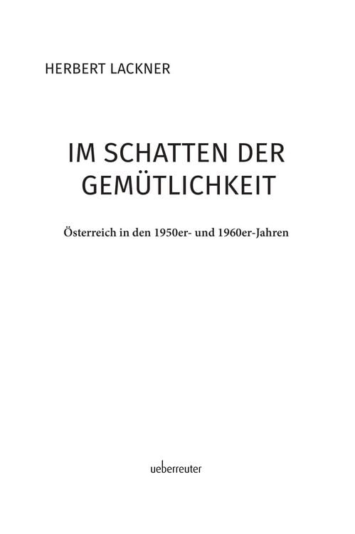 Produktbild: Im Schatten der Gem&uuml;tlichkeit