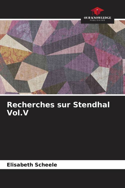 Produktbild: Recherches sur Stendhal Vol.V