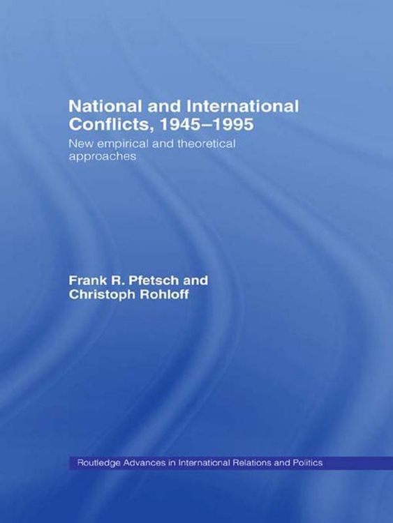 Produktbild: National and International Conflicts, 1945-1995
