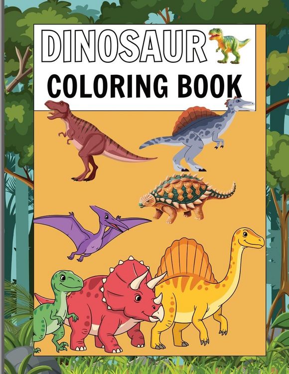 Produktbild: The Dinosaur Coloring Book