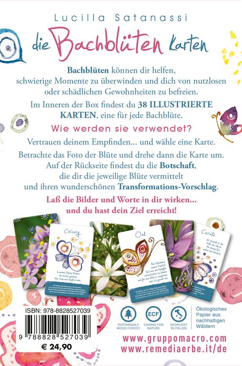Produktbild: Die Bachbl&uuml;ten Karten