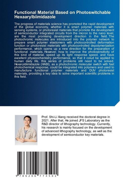 Produktbild: Functional Material Based on Photoswitchable Hexaarylbiimidazole