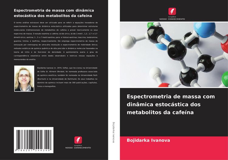 Produktbild: Espectrometria de massa com din&acirc;mica estoc&aacute;stica dos metabolitos da cafe&iacute;na