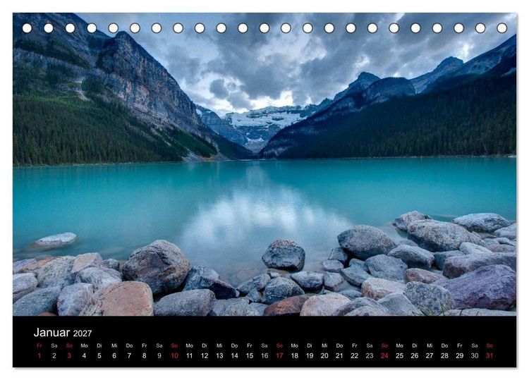 Produktbild: Das "gr&uuml;ne" Nordamerika - Kanada und USA (Tischkalender 2027 DIN A5 quer), CALVENDO Monatskalender